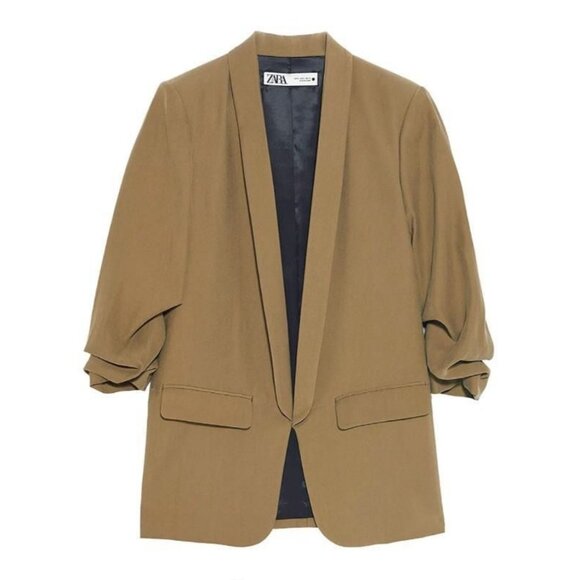 Zara Jackets & Blazers - New Zara Oversized Blazer Jacket Coat Preppy Academia Old Money Quiet Luxury XL